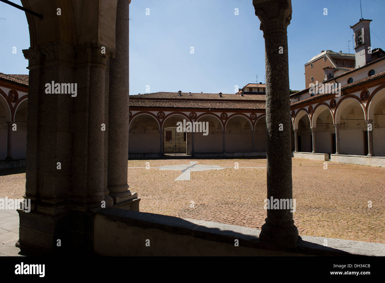 Abbiategrasso, Bramante, katholisch, Kirche, Tag, Europa, Italien, gotische Lombard, Lombardei, niemand outdoors, Santa Maria Nuova Stockfoto