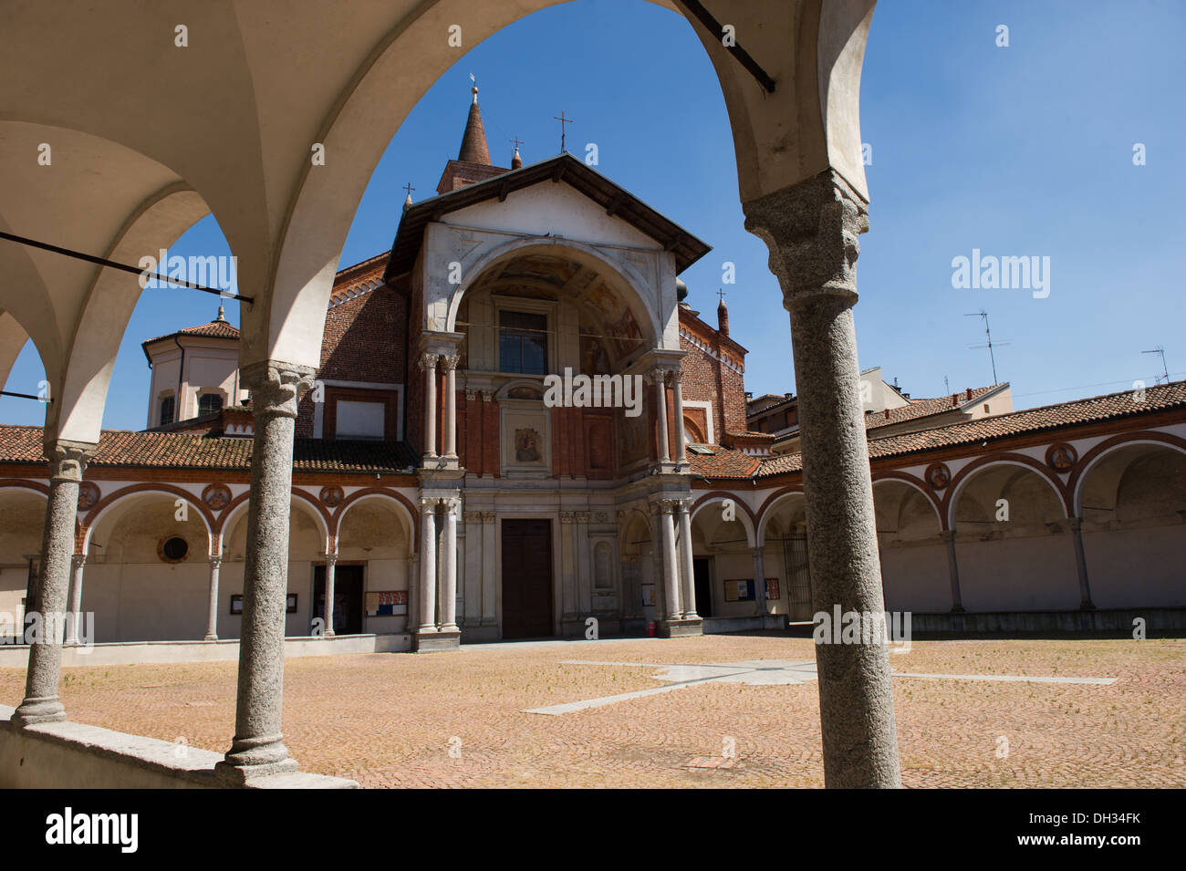 Abbiategrasso, Bramante, katholisch, Kirche, Tag, Europa, Italien, gotische Lombard, Lombardei, niemand outdoors, Santa Maria Nuova Stockfoto