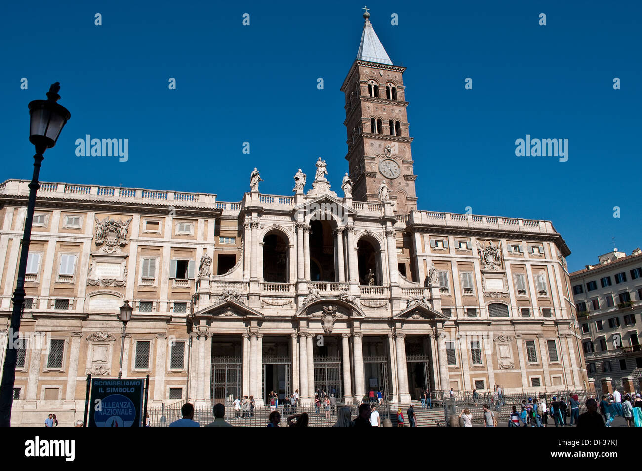 Basilika von Saint Mary Major - Basilica di Santa Maria Maggiore, Rom, Italien Stockfoto