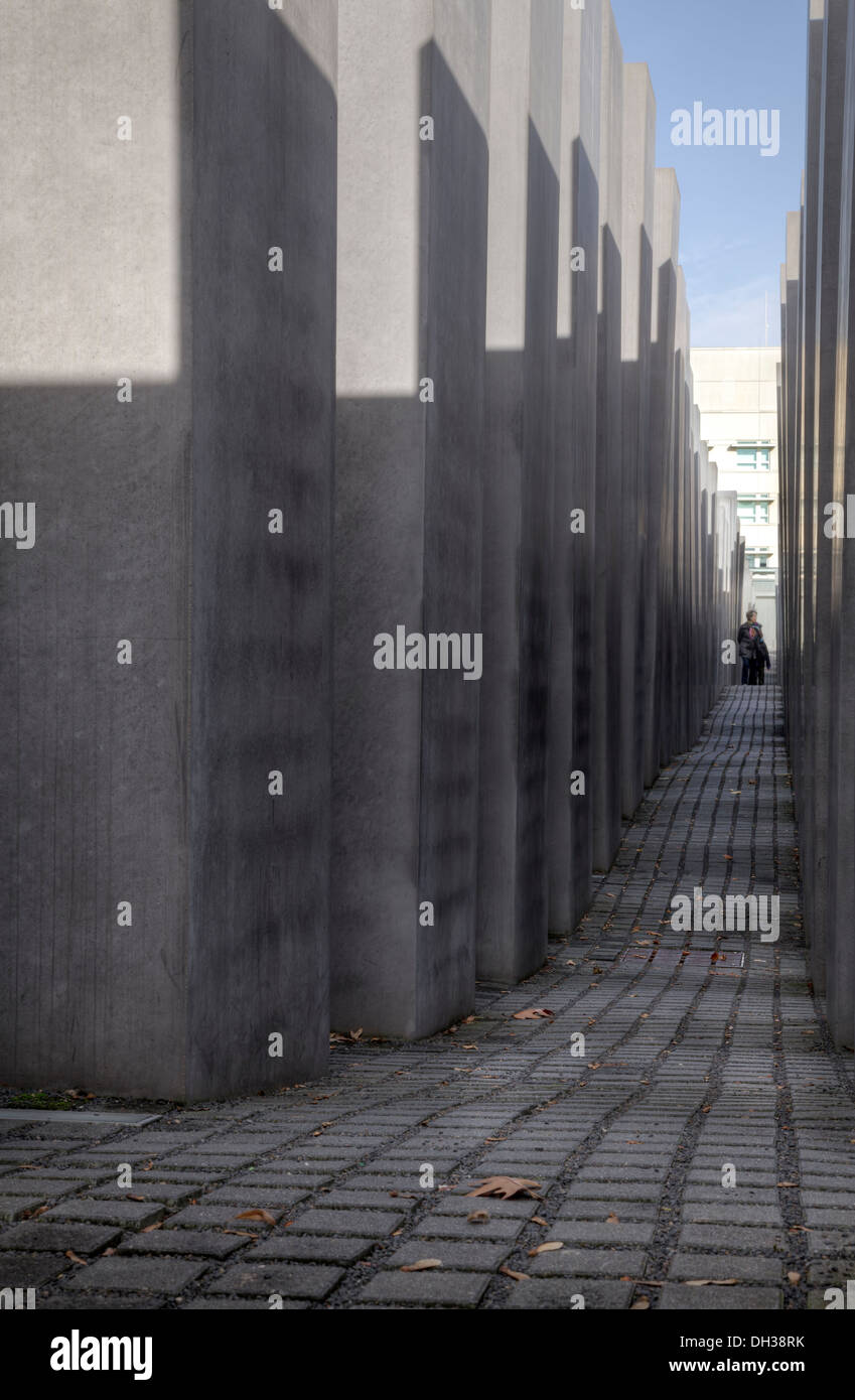 Holocaust-Denkmal, Berlin, Deutschland Stockfoto