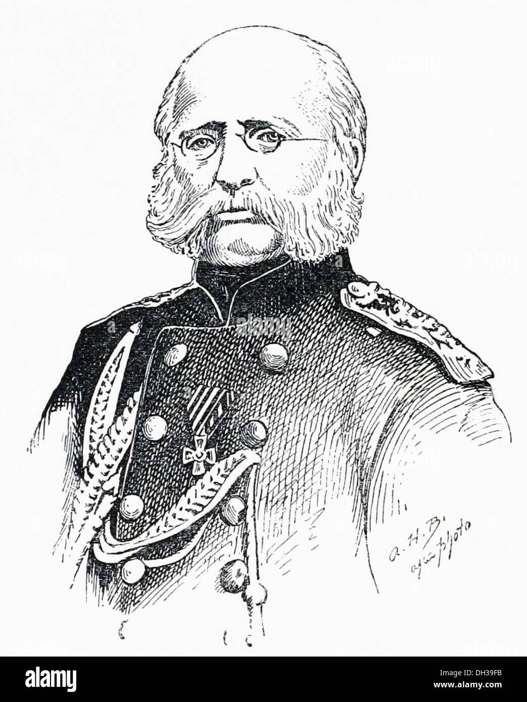 Die Ferdinand von Wrangel Harriman Alaska Expedition, die 1899 durchgeführt wurde, war eine wissenschaftliche Erkundung der Wildnis Alaskas und dokumentierte die Flora, Fauna und Geographie der Region. Stockfoto