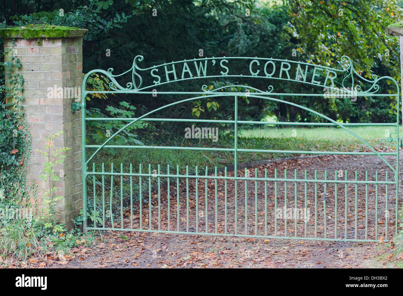 Shaws Ecke war der Hauptwohnsitz des renommierten irischen Dramatikers Shaw Stockfoto
