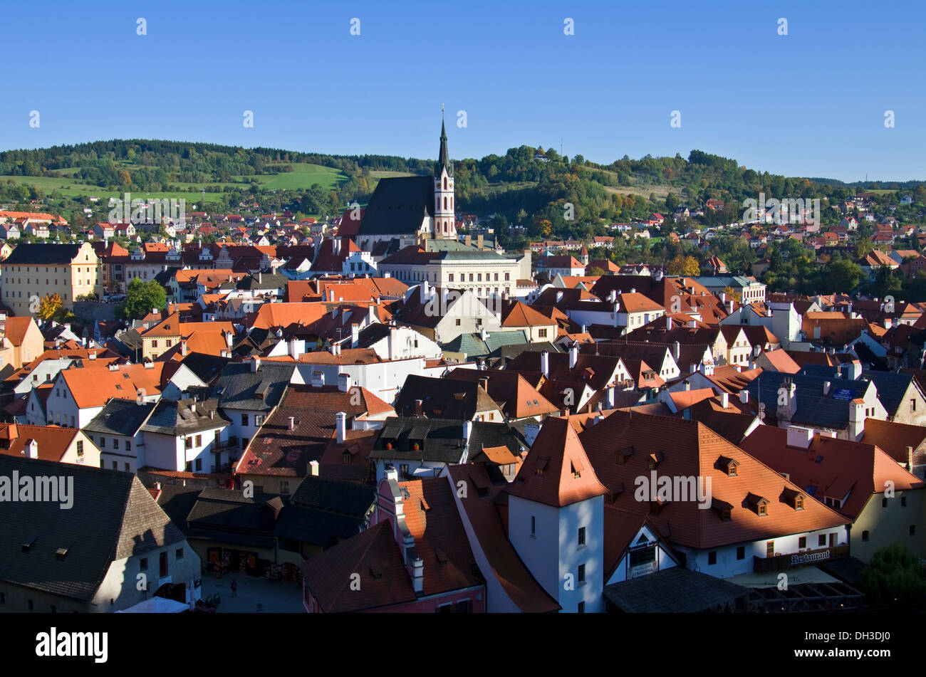 Cesky Krumlov-UNESCO Website Tschechische Republik Stockfoto