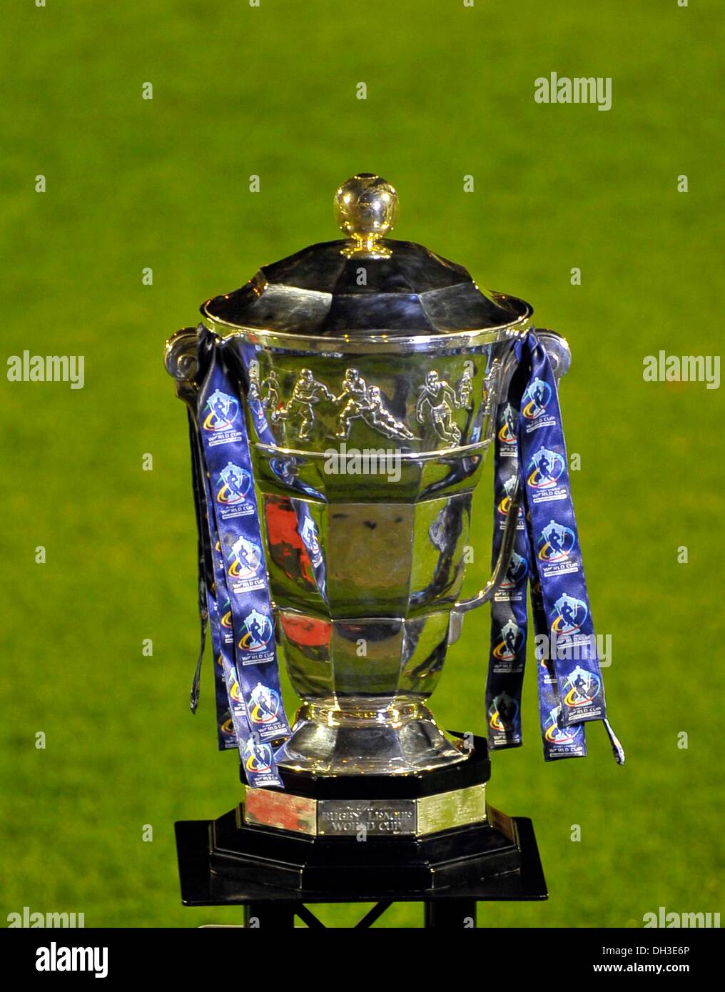 Rochdale, England. 28. Oktober 2013. Rugby League World Cup - Fiji / Irland - Gruppe ein - Rugby League World Cup 2013 - Spotland Stadium, Rochdale, England. 28.10.2013 © Sport In Bilder/Alamy Live-Nachrichten Stockfoto