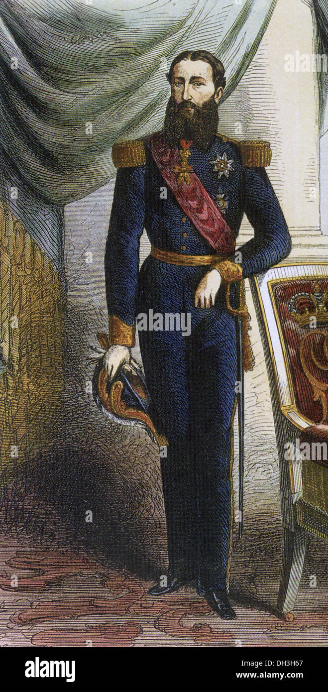 LEOPOLD II VON BELGIEN (1835-1909) Stockfoto
