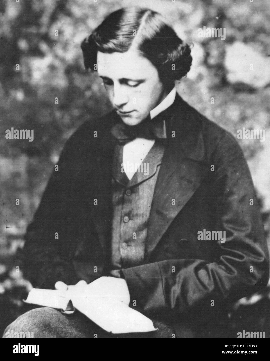 LEWIS CARROLL - Charles Dodgson (1832-1898) englische Schriftsteller über 1855 Stockfoto
