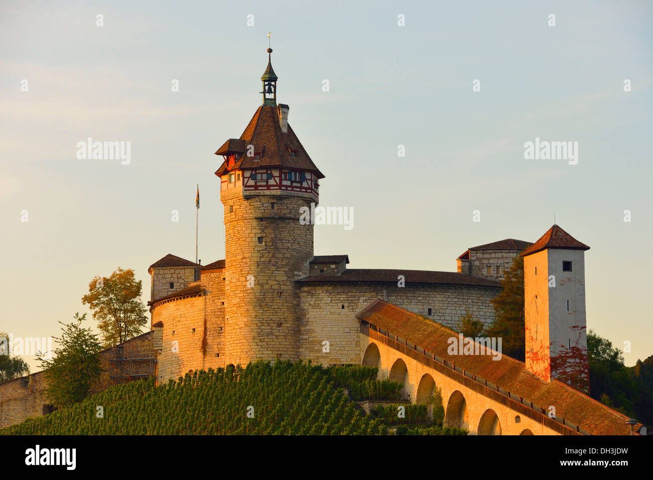 Festung Munot, Schaffhausen, Kanton Schaffhausen, Schweiz Stockfoto