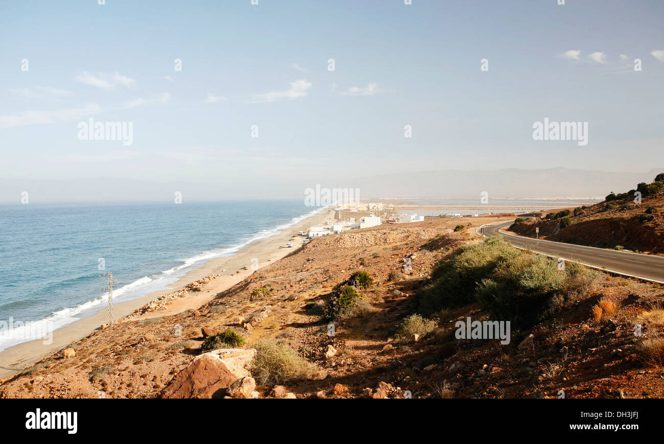 Las Salinas de Cabo de Gata, Andalusien, Südspanien, Spanien, Europa Stockfoto