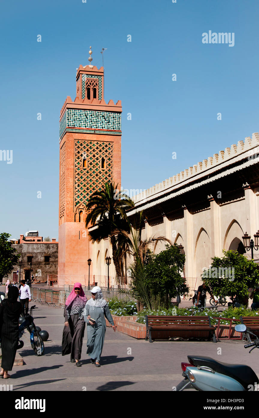 Moschee De La Kasbah Marrakesch Marokko Stockfoto