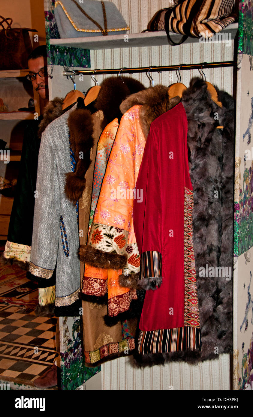 Marrakesch-Mode-Boutique-Shop coole junge edel Marokko Stockfoto