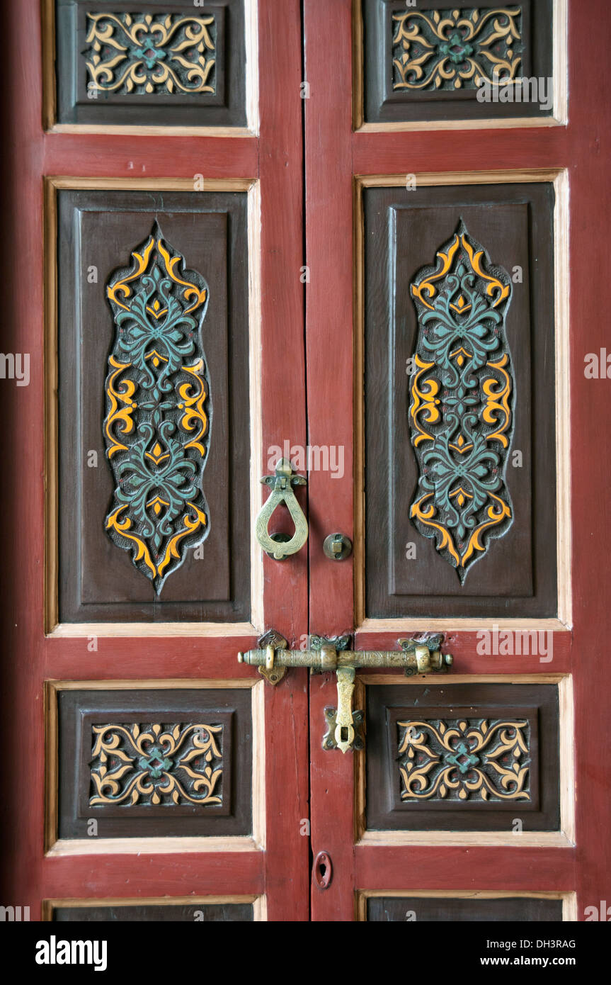 Marrakesch Marokko RAID-Haus alte Tor Tür Stockfoto
