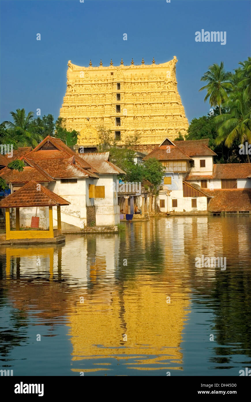 Sri Padmanabhaswamy Temple thiruvananthapuram Kerala Indien - pkk 183661 Stockfoto