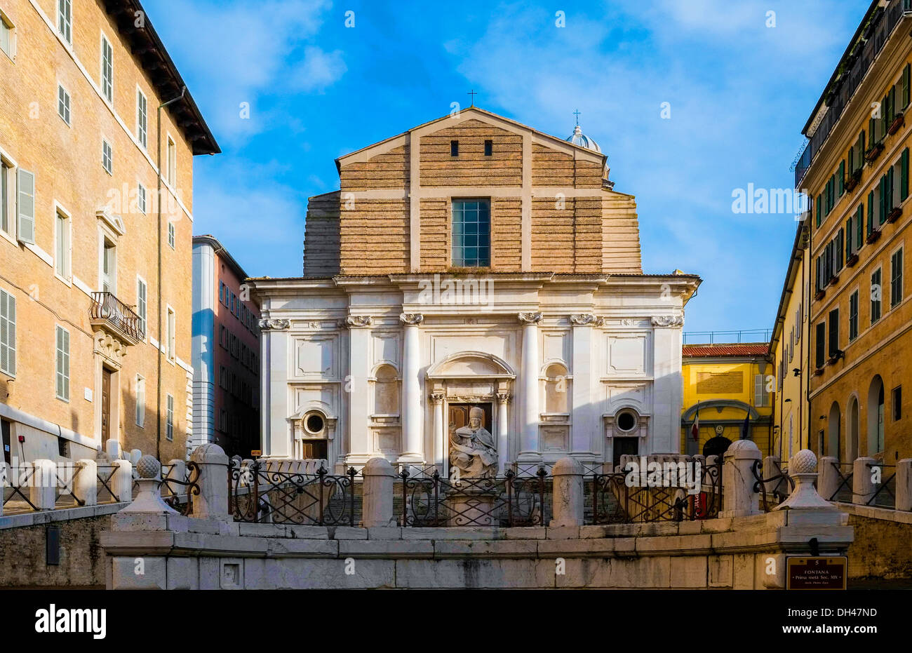 Kirche San Domenico in Piazza del Plebiscito, Ancona, Italien Stockfoto