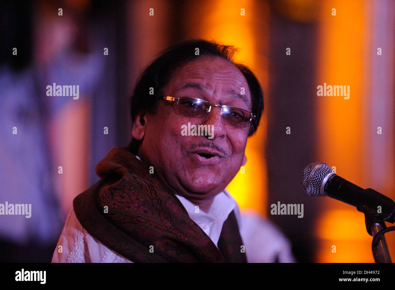 Ghulam Ali, pakistanischer Sänger in der Qual Bachon Gharanas Ghulam Ali ist, gilt als einer der besten Ghazal Sänger seiner Zeit Stockfoto