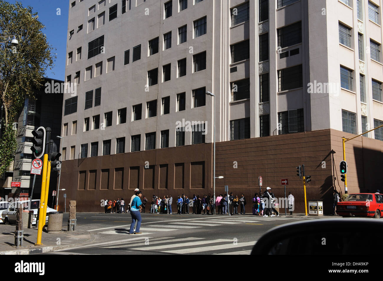 modernes Gebäude Johannesburg Südafrika Stockfoto