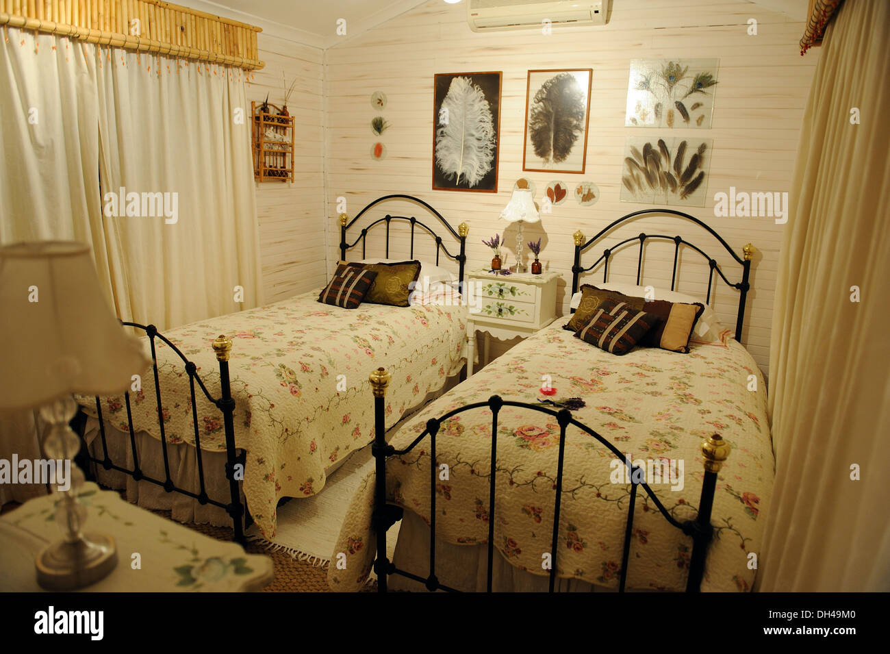 Schlafzimmer, Südafrika, keine Freigabe, nur für redaktionelle Verwendung Stockfoto