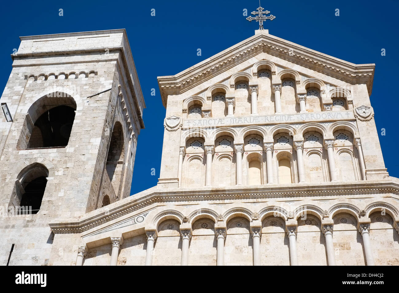 Kathedrale von Santa Cecilia in Cagliari, Sardinien, Italien Stockfoto