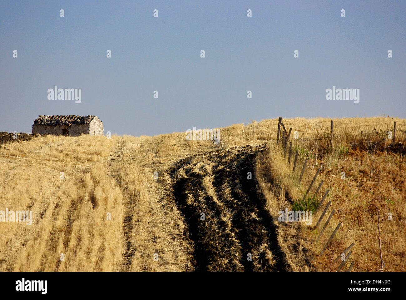 Sizilianische Landschaft Stockfoto