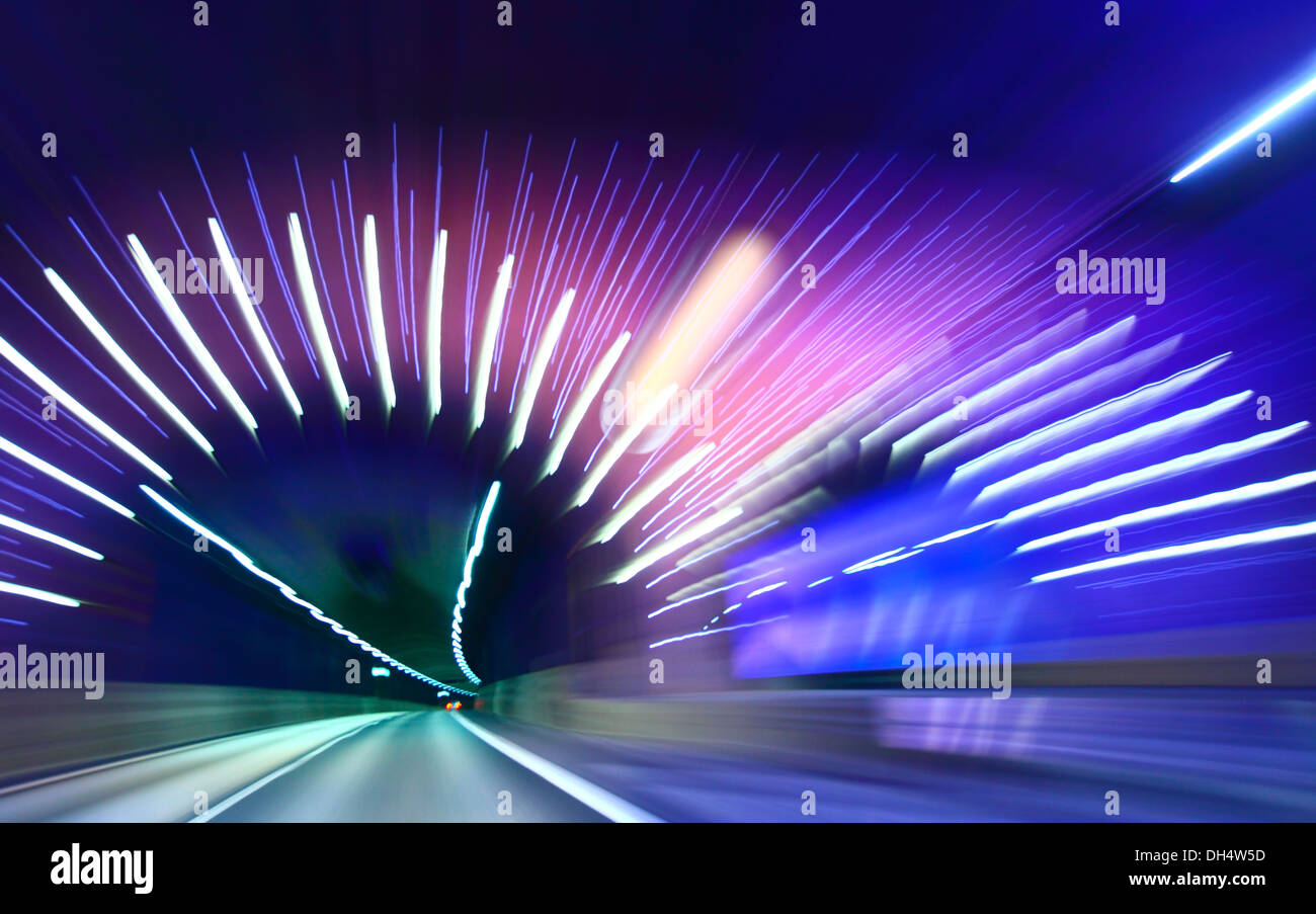 Autobahntunnel Stockfoto, Bild: 62187817 - Alamy