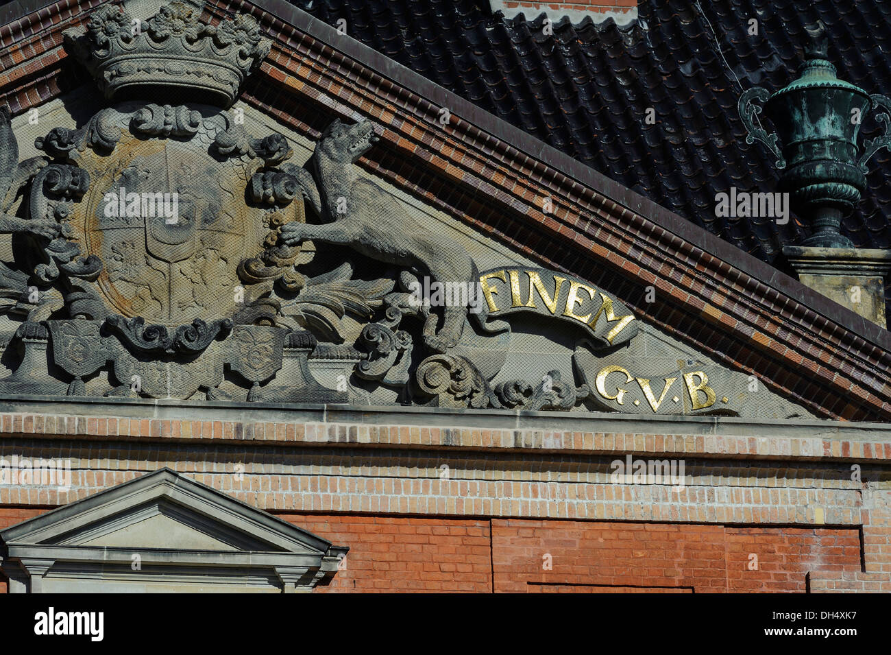 Fassade des das barocke Schloss Bothmer, Mecklenburg hierher Pommern, Deutschland Stockfoto