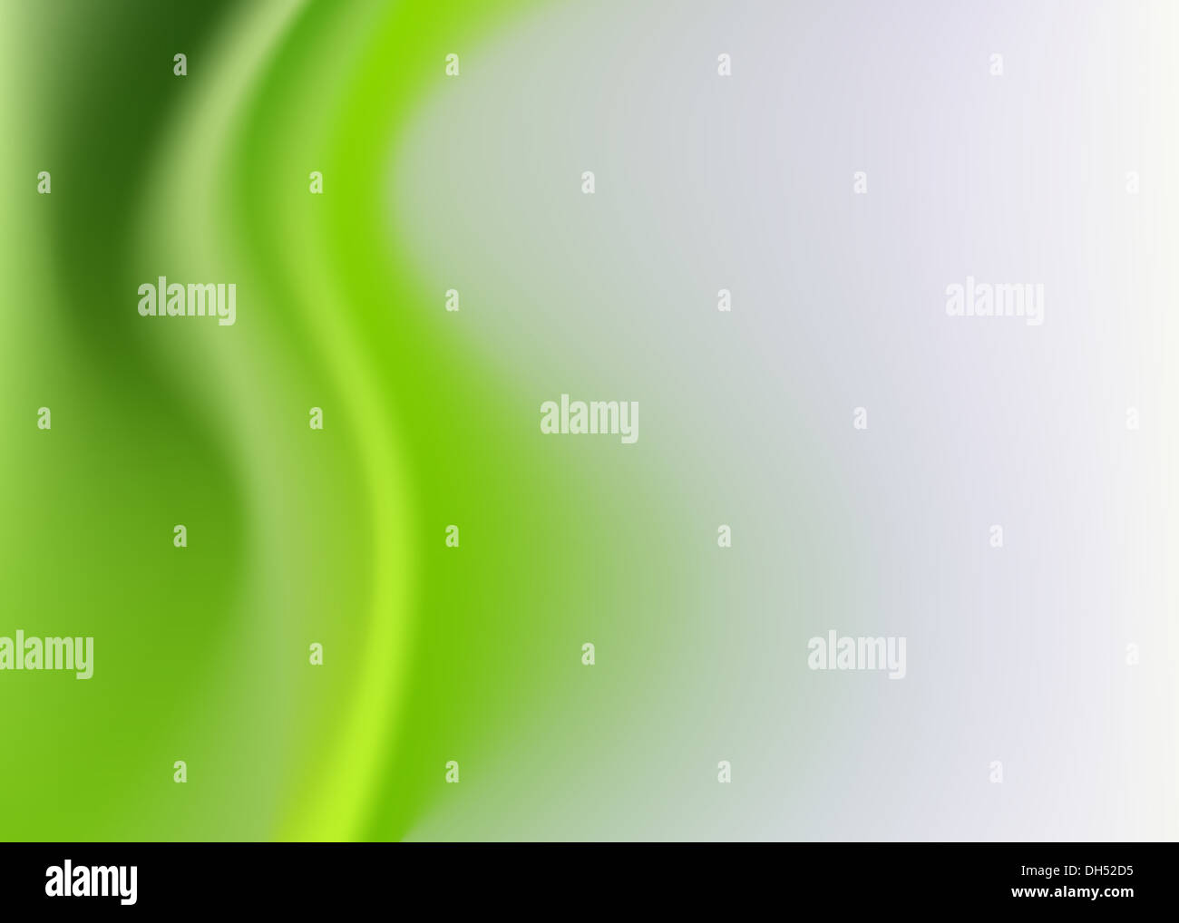 Grüner Seide Hintergrund mit einigen weichen Falten Stockfoto