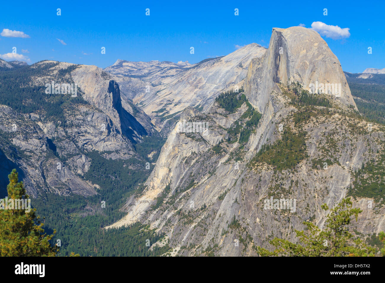 Half Dome, Yosemite-Nationalpark, Kalifornien Stockfoto