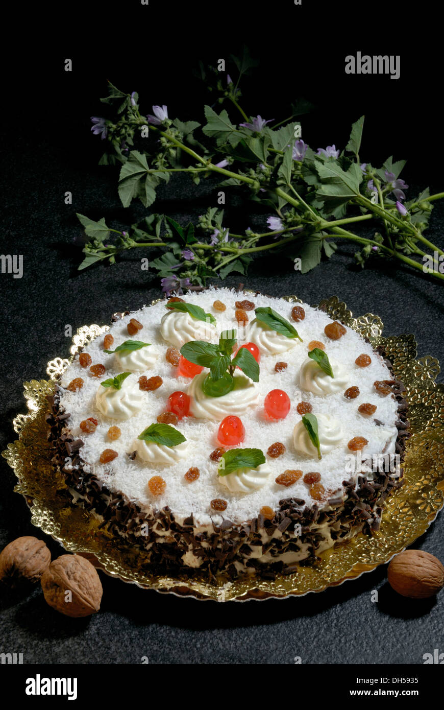 Mousse Torte Stockfoto