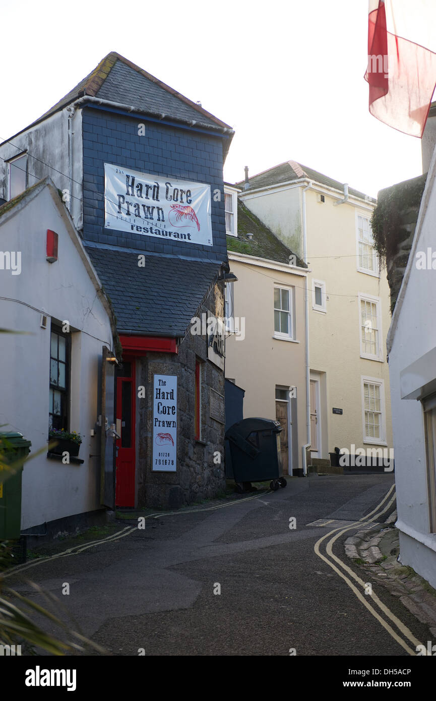 Hard Core Garnelen Restaurant in St Ives Cornwall UK England Großbritannien Stockfoto