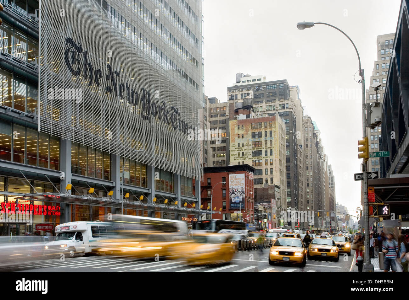 Die New York Times Tower, 8th Avenue, Manhattan, New York City, New York, Vereinigte Staaten Stockfoto