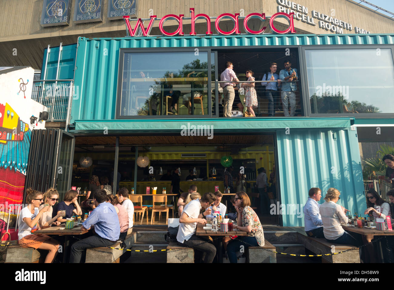 Wahaca auf der Southbank, London, England, UK Stockfoto