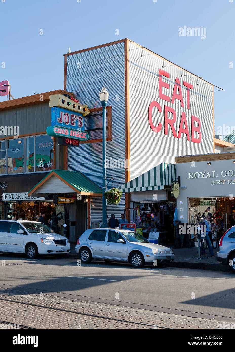 Joe's Crab Shack Fishermans Wharf - San Francisco, Kalifornien, USA Stockfoto
