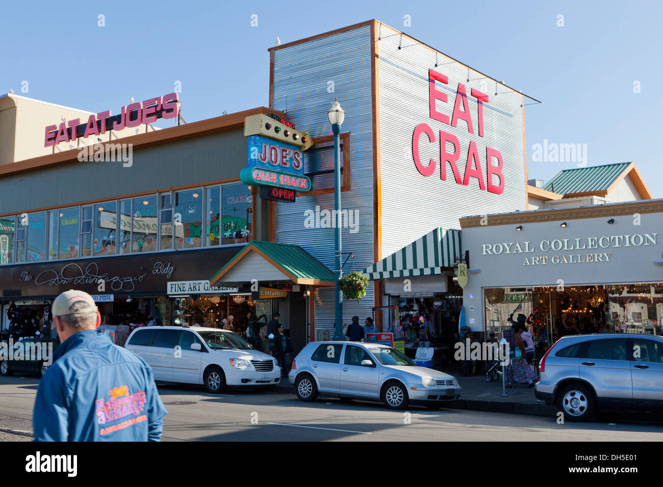 Joe's Crab Shack Fishermans Wharf - San Francisco, Kalifornien, USA Stockfoto