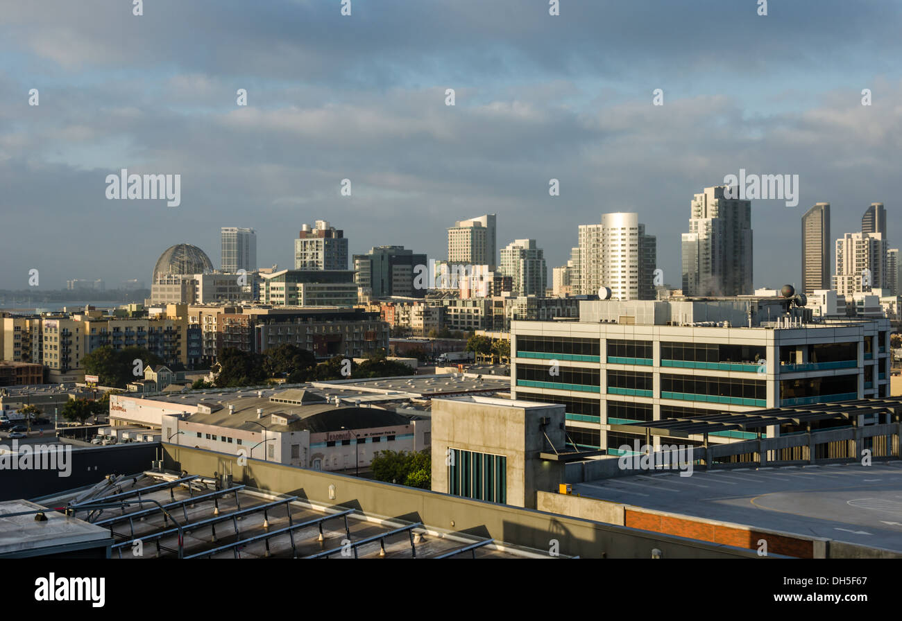 Die Innenstadt von San Diego-Gebäude.  San Diego, California, Vereinigte Staaten von Amerika. Stockfoto