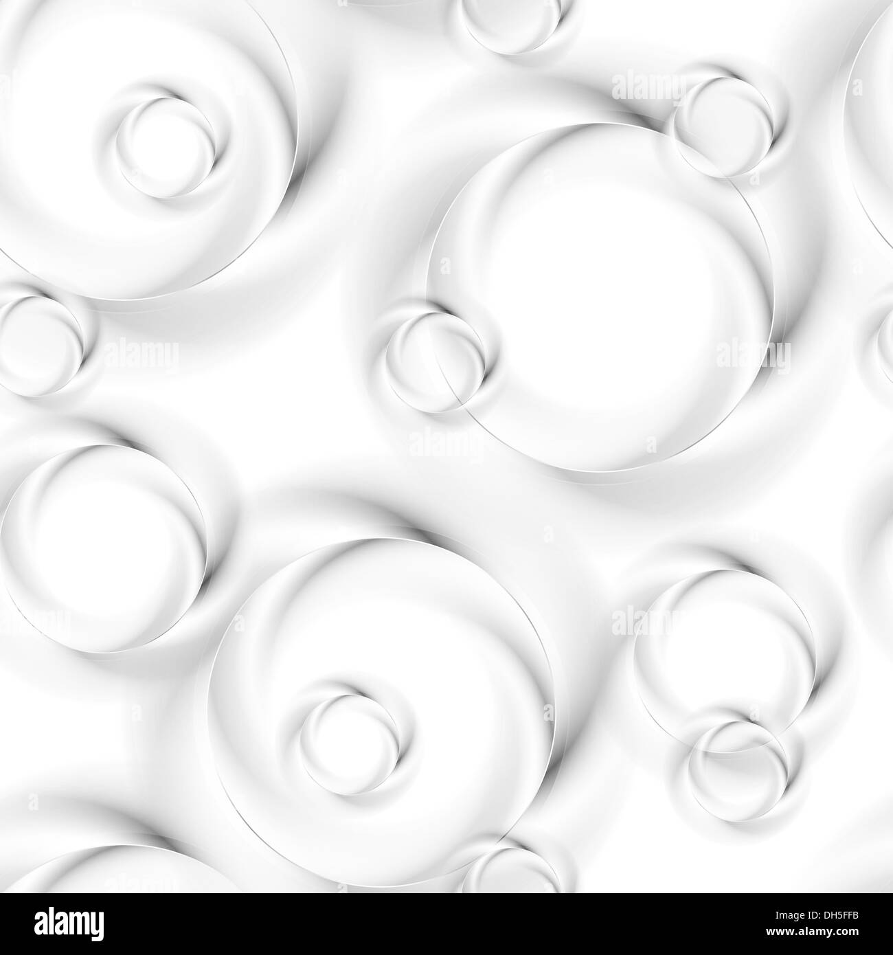 Nahtlose Hintergrund mit abstrakten Ringe grau. Vektor EPS 10 Stockfoto