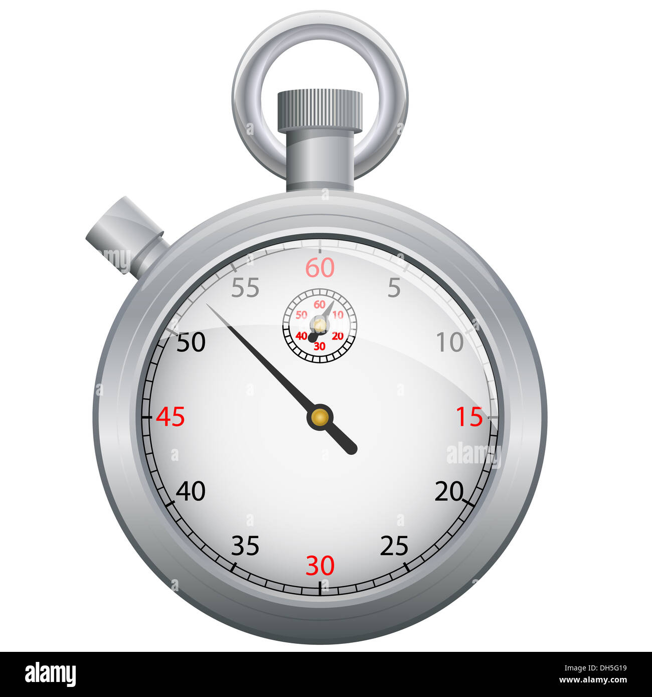 Stoppuhr-Zeit-Symbol Stockfoto