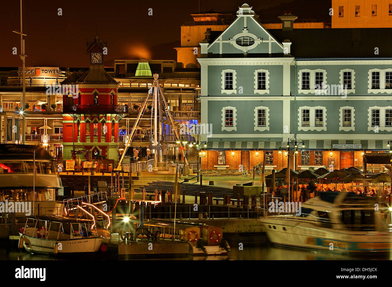 Wasser, Bars, Nacht, Cape Town, Südafrika, Afrika Stockfoto