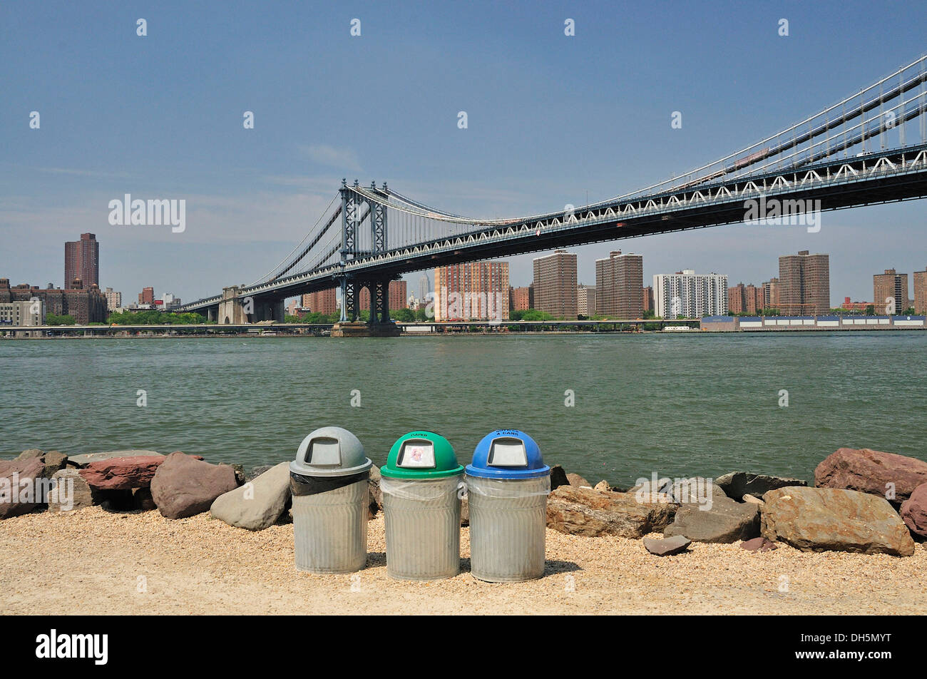 Manhattan Bridge, Manhattan, New York, USA, Nordamerika, PublicGround Stockfoto