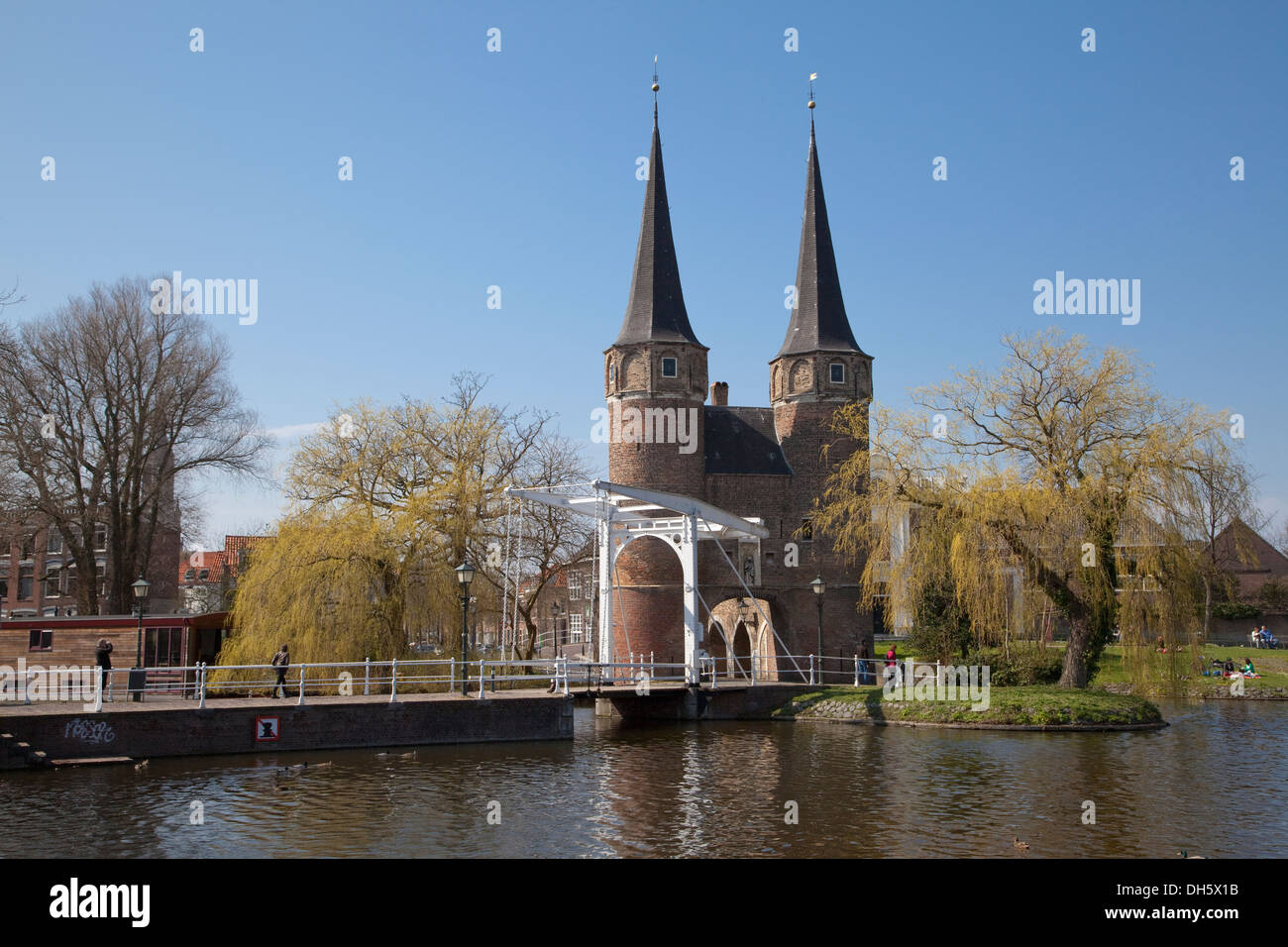Europa, Niederlande, Delft, Oostpoort Stockfoto