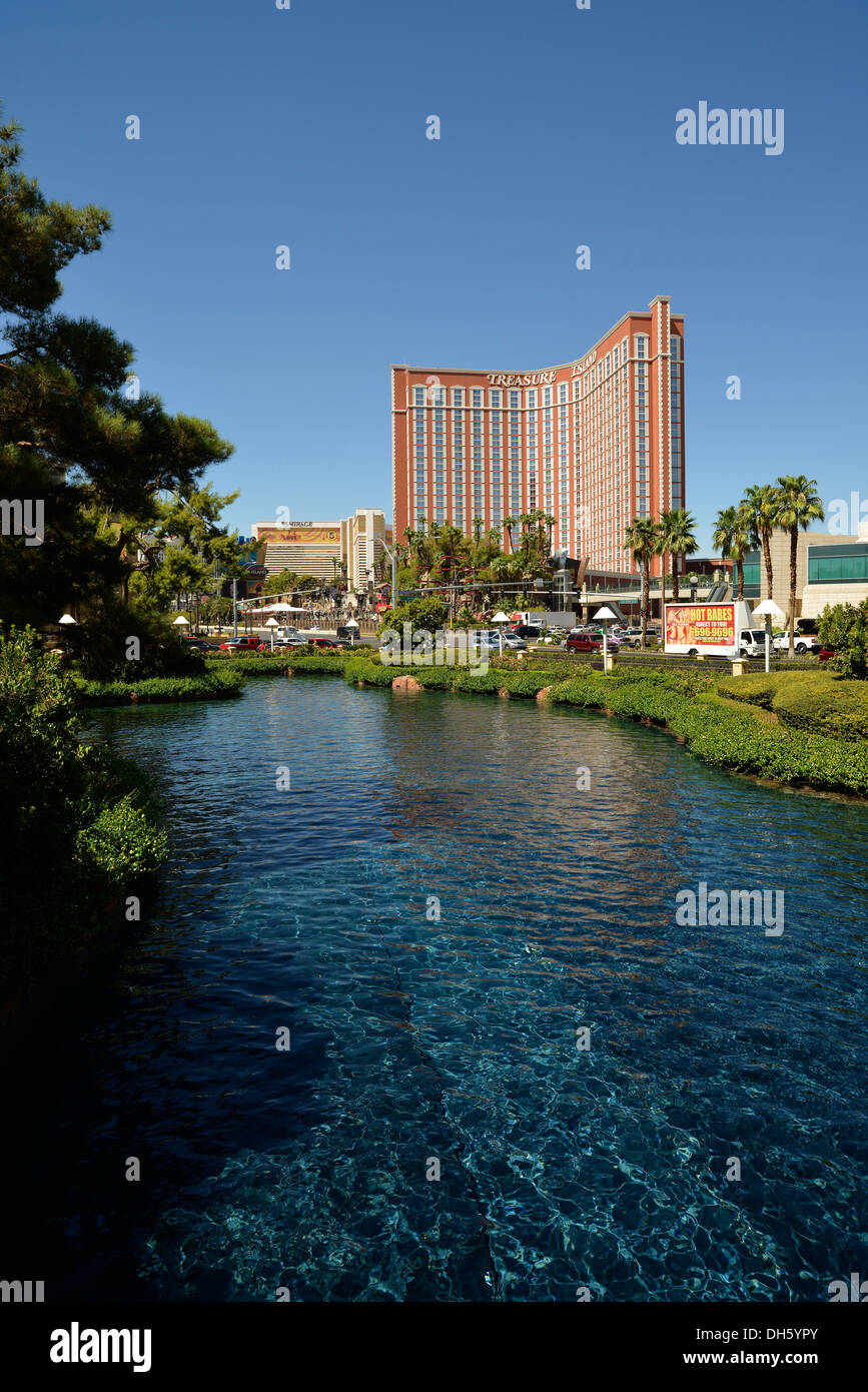 Treasure Island, Hotel und Casino, Las Vegas, Nevada, Vereinigte Staaten von Amerika, USA, PublicGround Stockfoto