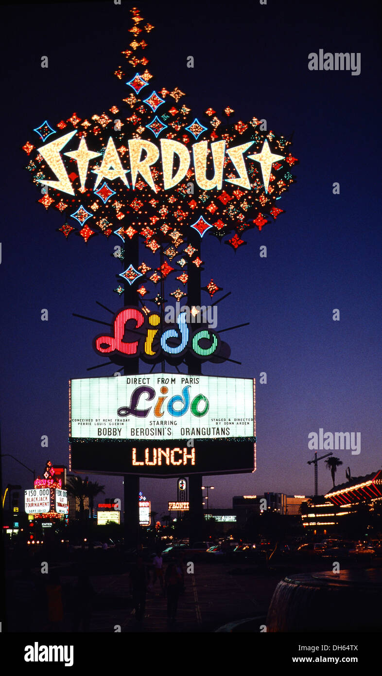 Stardust, historisches Foto, Las Vegas, Nevada, Vereinigte Staaten von Amerika Stockfoto Stardust, historisches Foto, Las Vegas, Nevada, Vereinigte Staaten von Amerika Stockfoto
