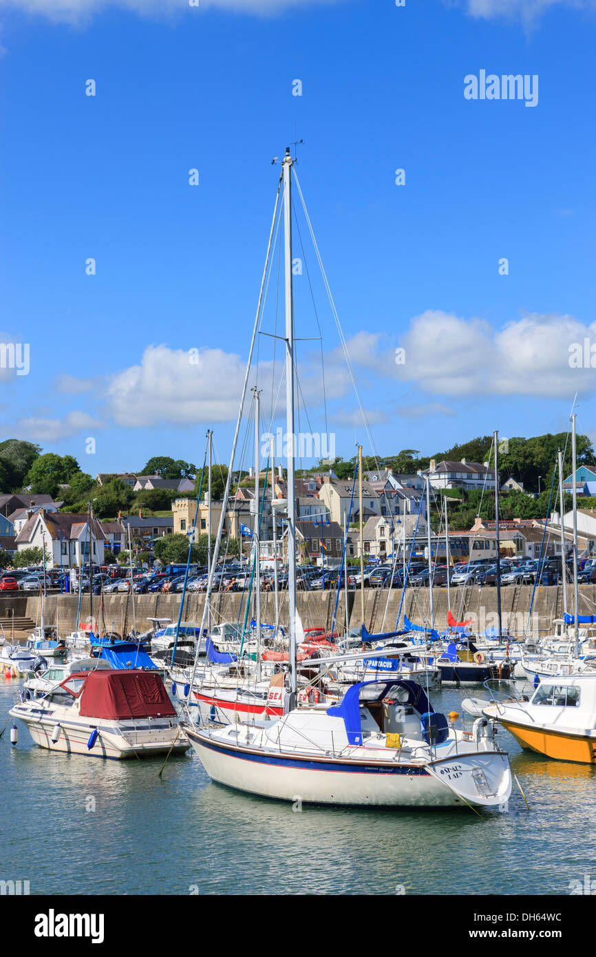 Saundersfoot Hafen Pembrokeshire Wales Stockfoto