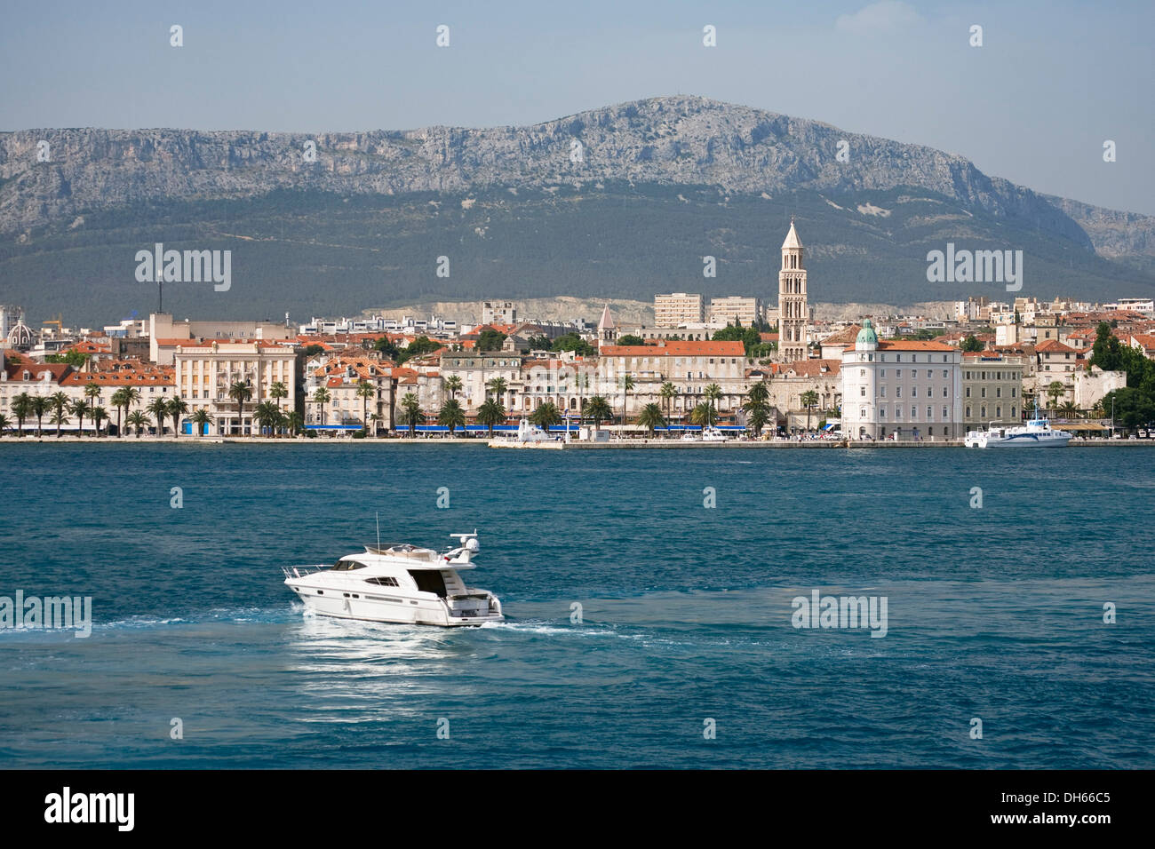 Skyline von Split, Dalmatien, Kroatien, Adria, Mittelmeer, Europa Stockfoto
