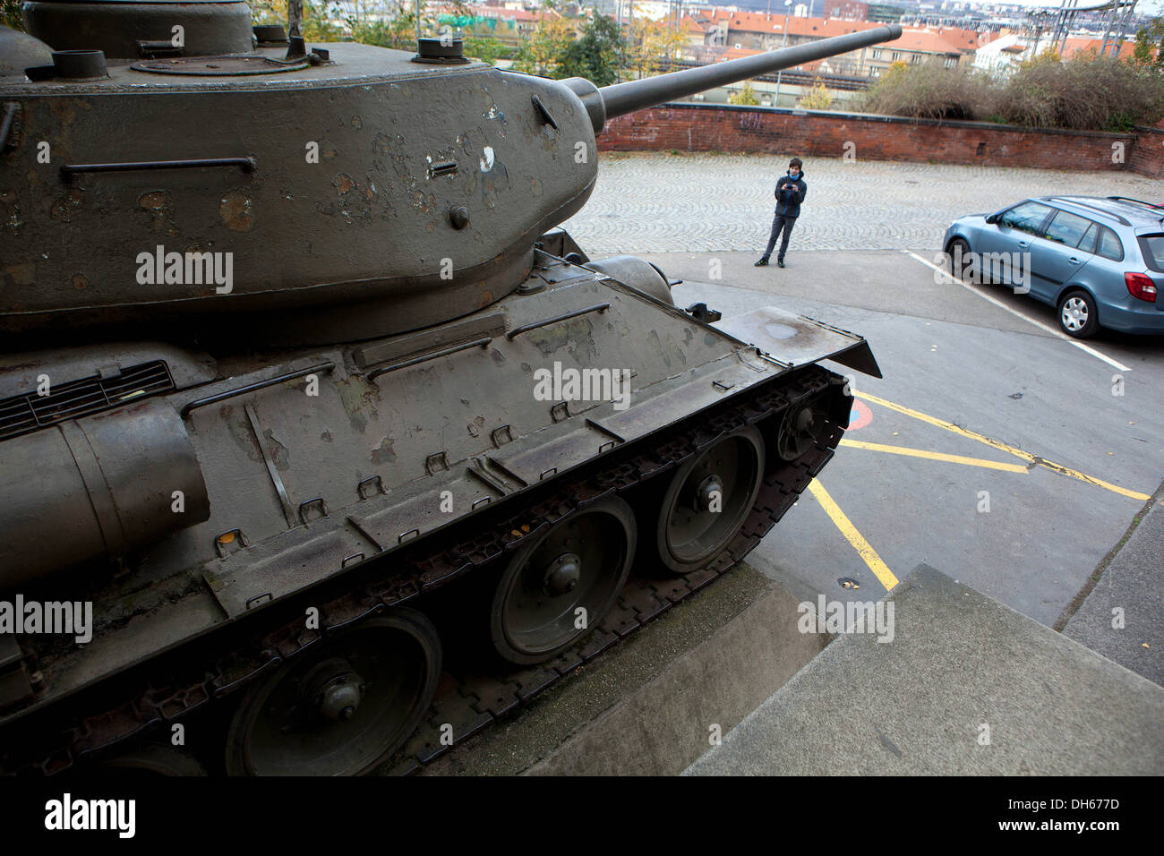 Military History Institute in Zizkov Prague, Tschechische Republik Stockfoto