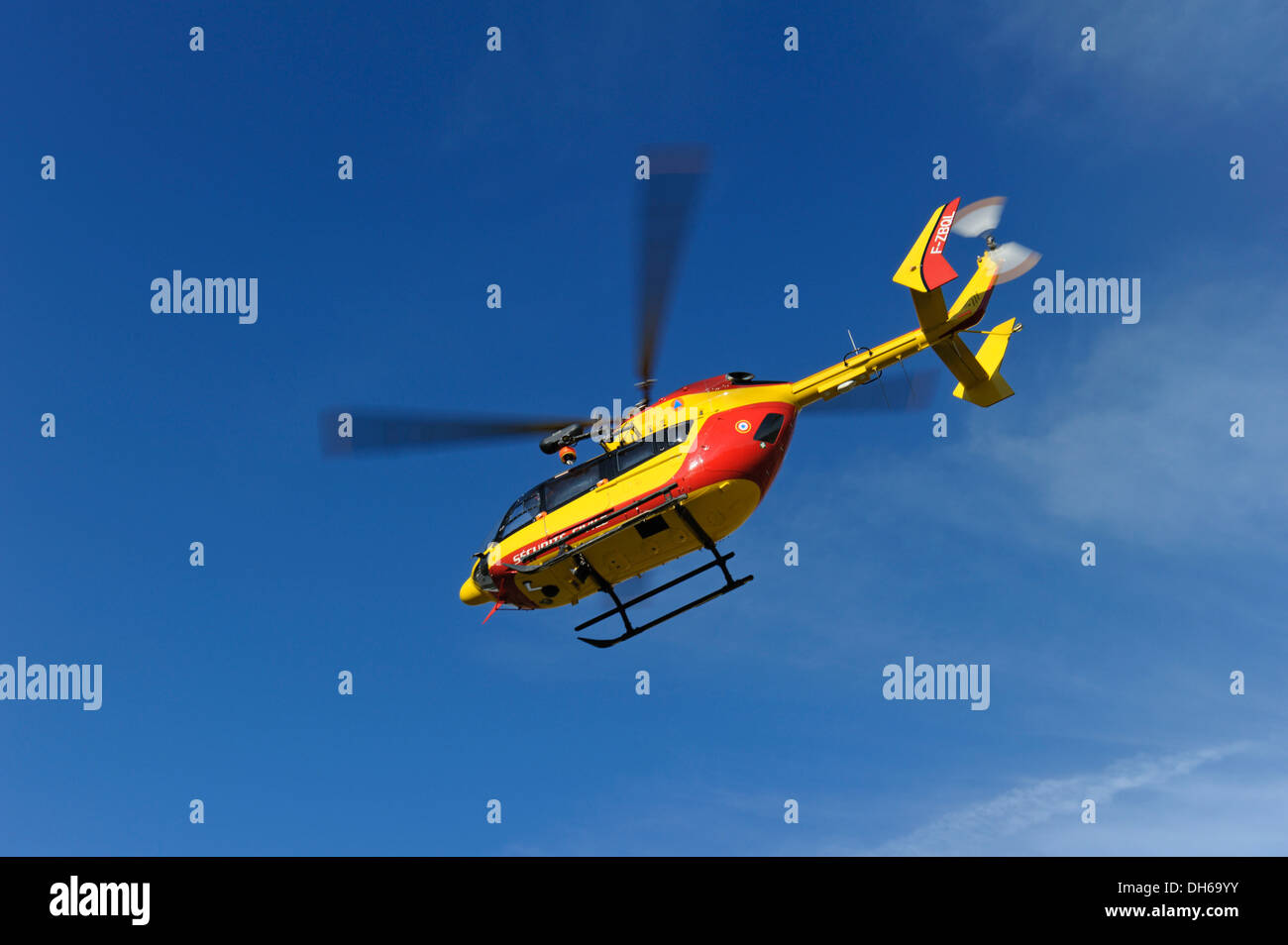 Die Sécurité Civile Rettungsorganisation bereiten sich für den Einsatz im Vallée Ossoue in Französisch-Western-Team Stockfoto