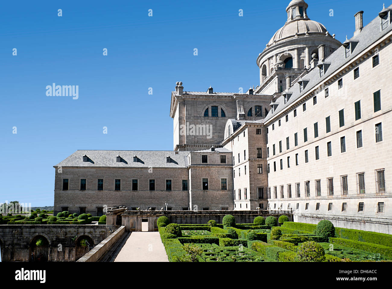 Real Monasterio de San Lorenzo de El Escorial, Madrid, Spanien Stockfoto