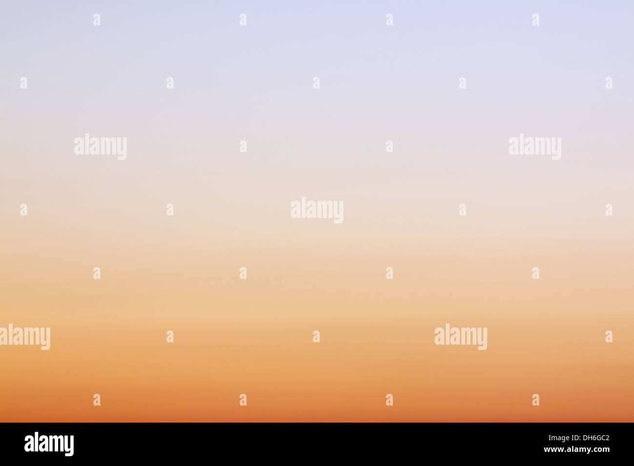 klarer Himmel bei Sonnenaufgang Stockfoto