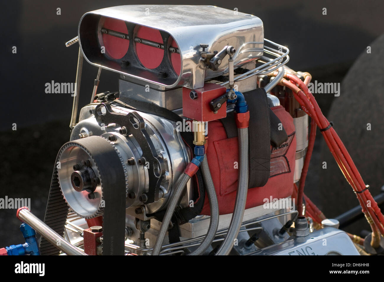 Kompressor Kompressor Motor gezwungen Induktion Luftpumpe auf Dragster