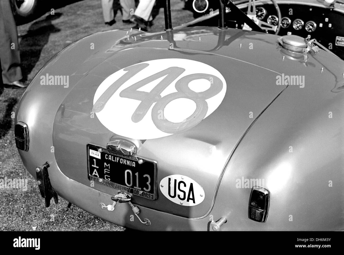 Cobra 289 in den Gruben bei der Targa Florio, Sizilien 1964. Stockfoto