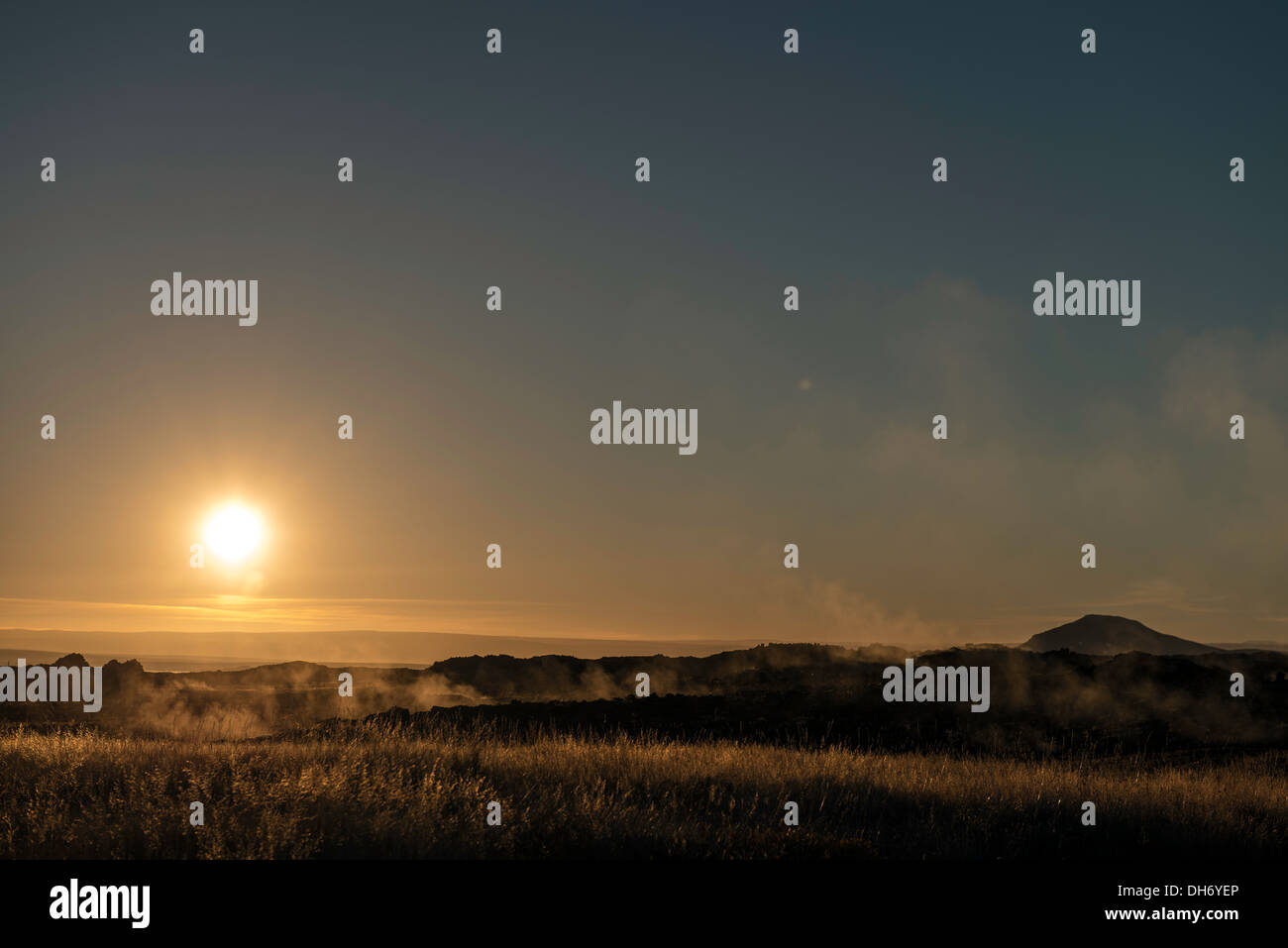 Mudpot oder Schlamm-Pool Nordisland Stockfoto