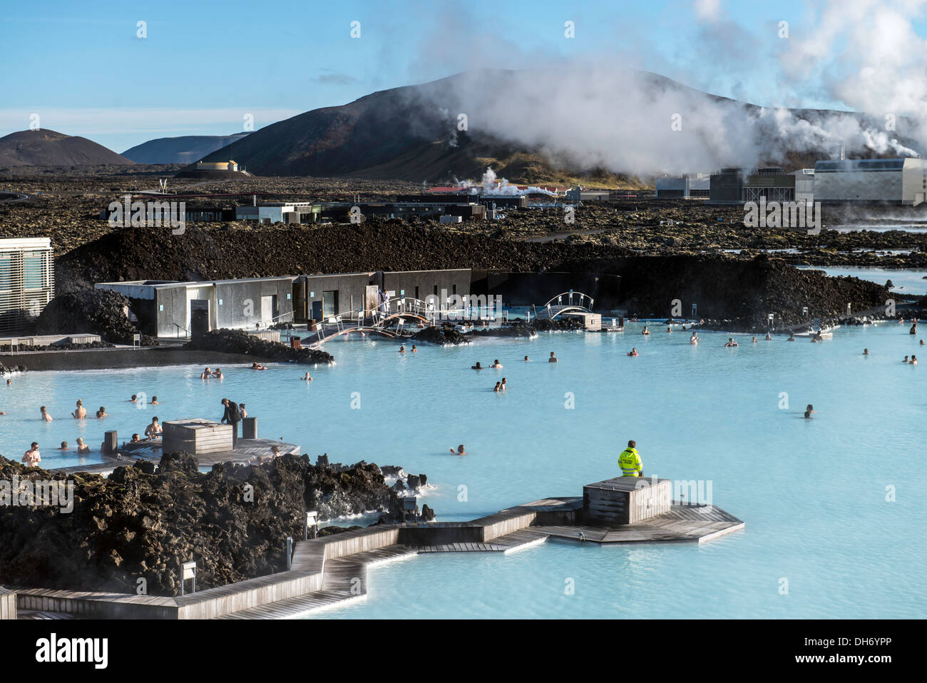 Blaue Lagune-Reykjavik-Island-Europa Stockfoto
